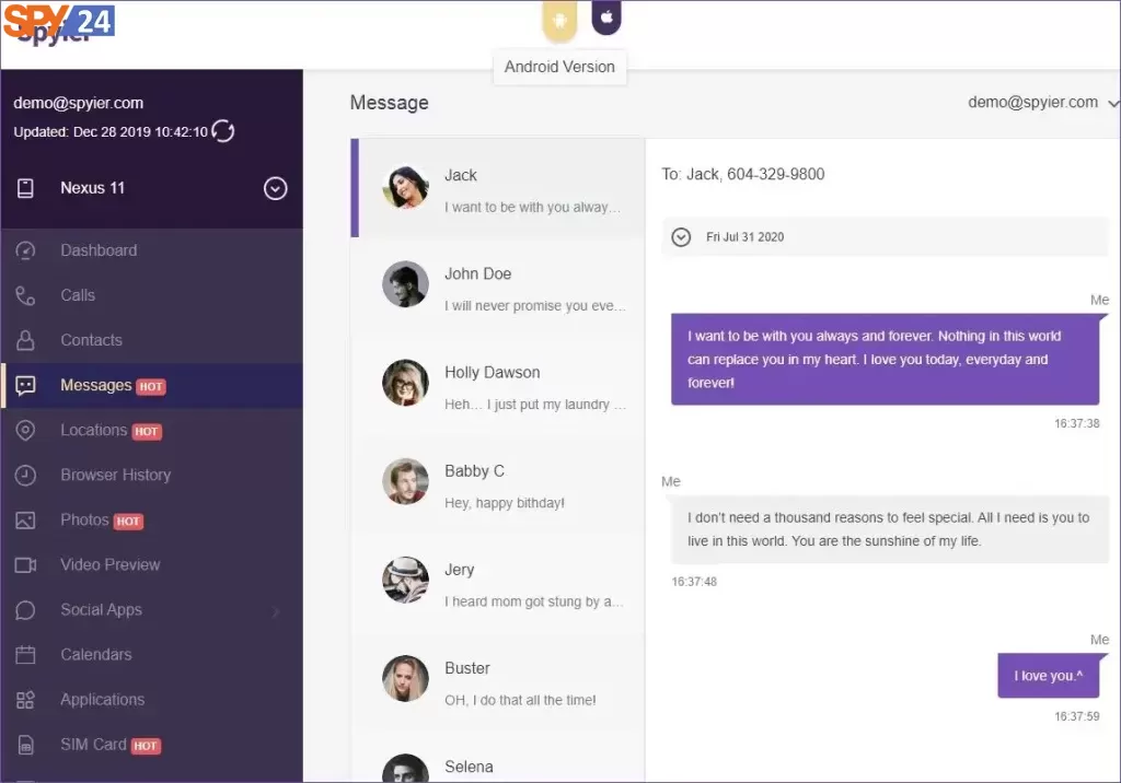Spyier App Review 2023: Cell Phone Tracker 6 Spyier Text Spy