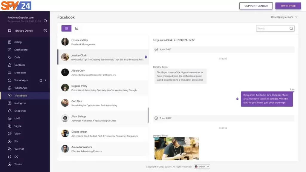 Spyier App Review 2023: Cell Phone Tracker 1 Spyier Spy on WhatsApp Messages