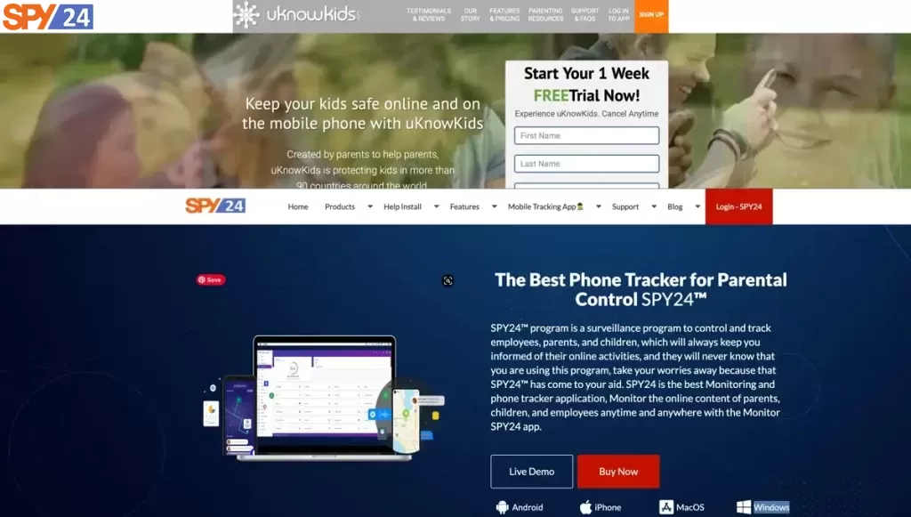 uKnowKids vs SPY24: Which One is Better to Use?