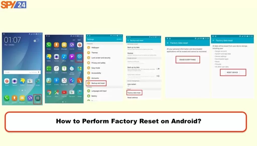 How to Perform Factory Reset on Android?
