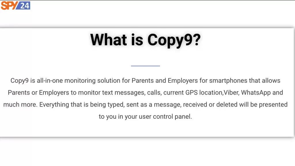 What is Copy9?