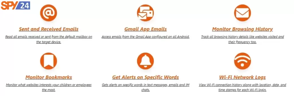 Read Emails and Monitor Online Activities