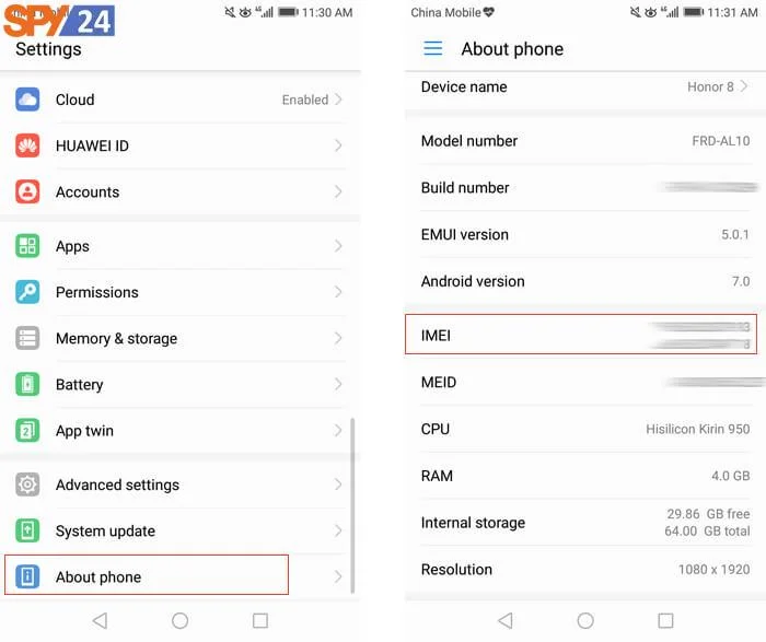IMEI Tracker – Track Phone Using IMEI Online Free 2023 3 Open the About Phone