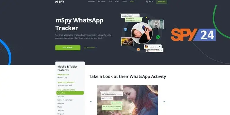 mSpy whatsapp hacking tool