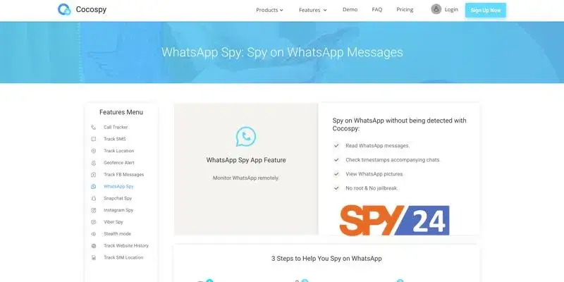 Cocospy Whatsapp hacking app