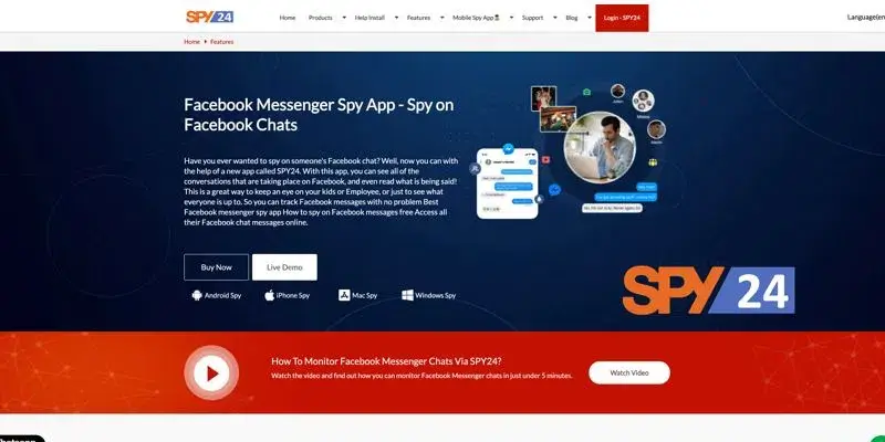 SPY24 PRO Facebook Hacking App