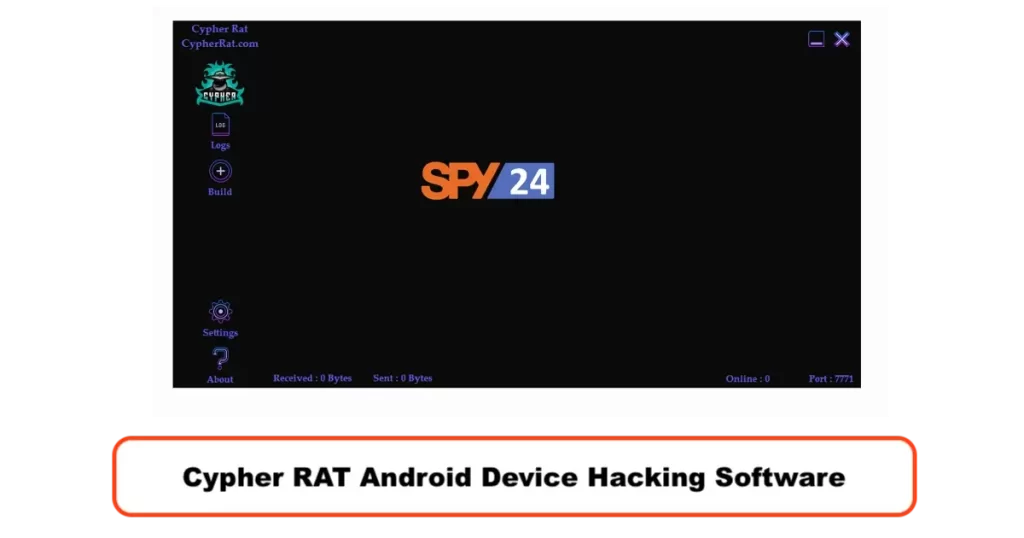 20- Cypher RAT Android Device Hacking Software