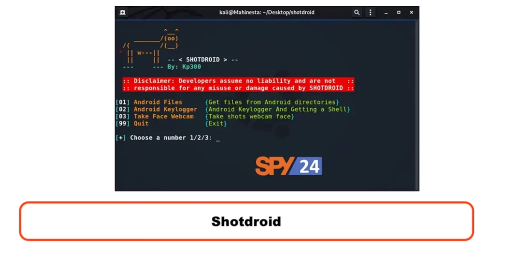 Shotdroid Android Hacking Kali Linux