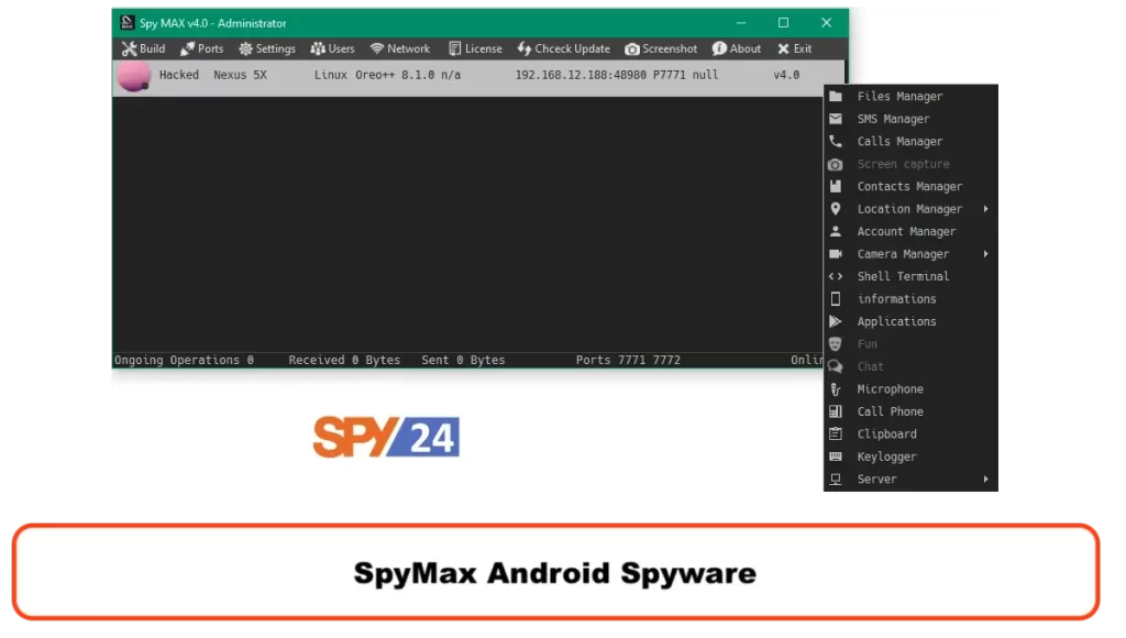 SpyMax Android Spyware