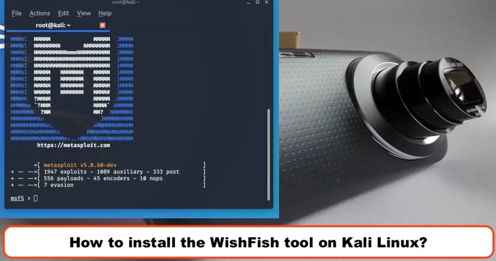 How to install the WishFish tool on Kali Linux