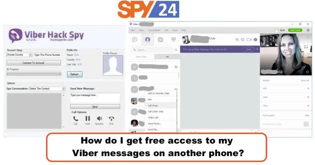 How do I get free access to my Viber messages on another phone