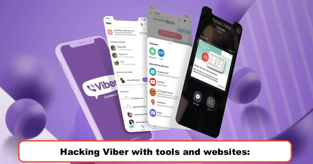 Hacking Viber with tools and websites