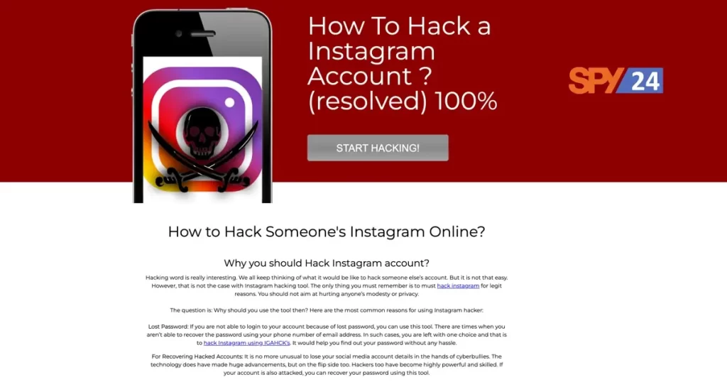 Instagram can be hacked using ighack.