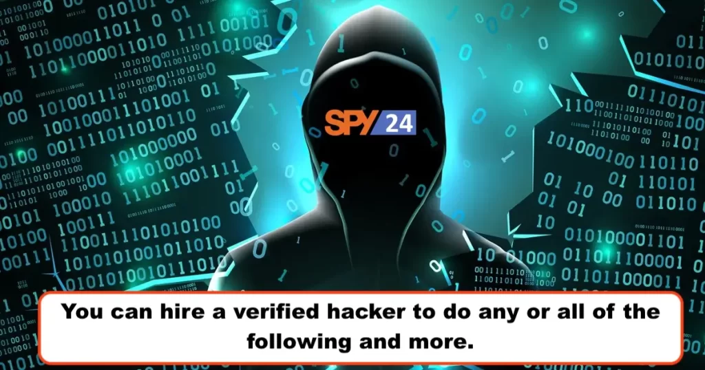 You can hire a verified hacker to do any or all