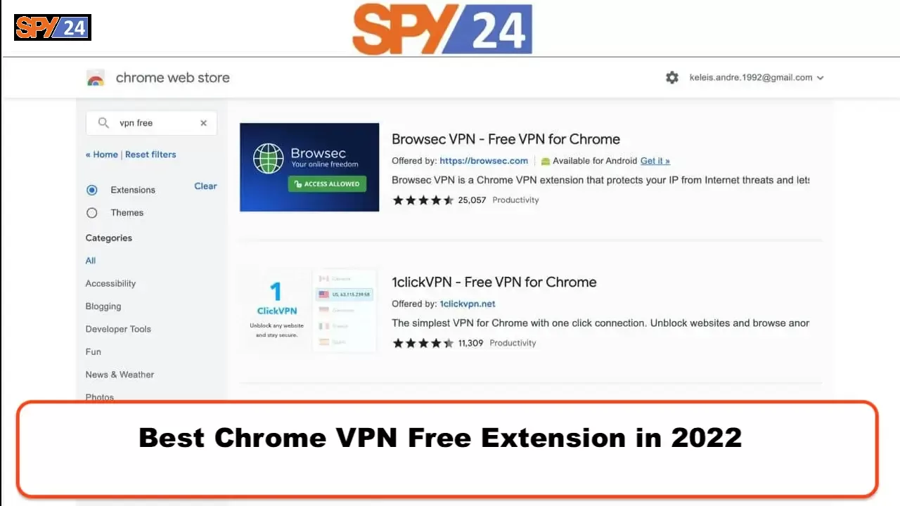Best Chrome VPN Free Extension in 2022