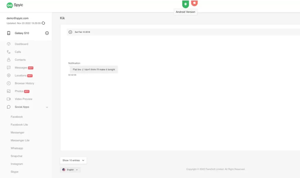 Spyic – Advanced Kik Hacking Tool