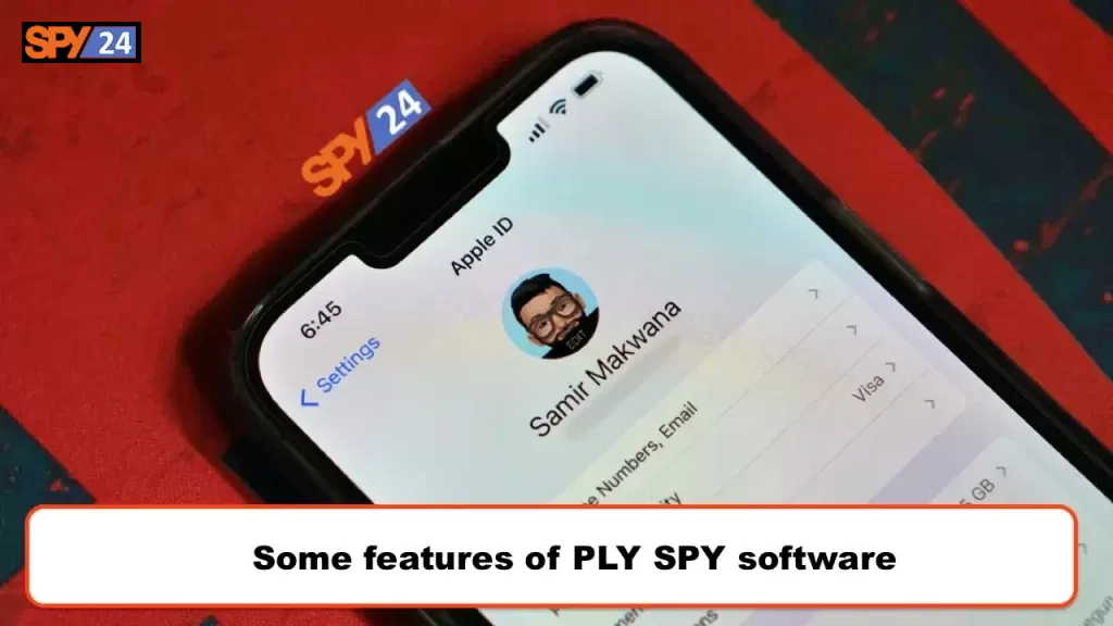 Some features of PLY SPY software