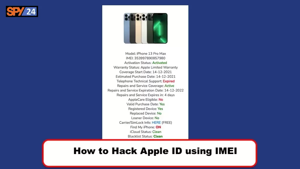 How to Hack Apple ID using IMEI