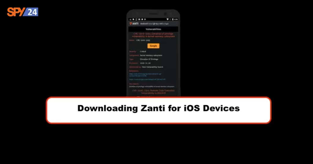 Downloading Zanti for iOS Devices