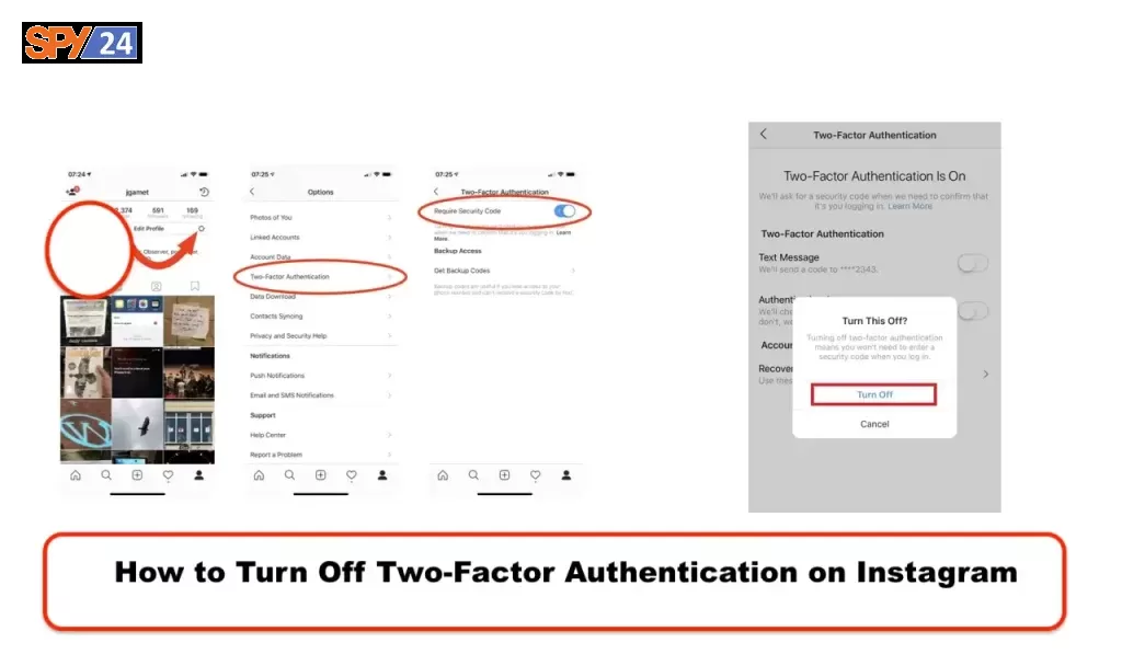 How to Turn Off Two-Factor Authentication on Instagram