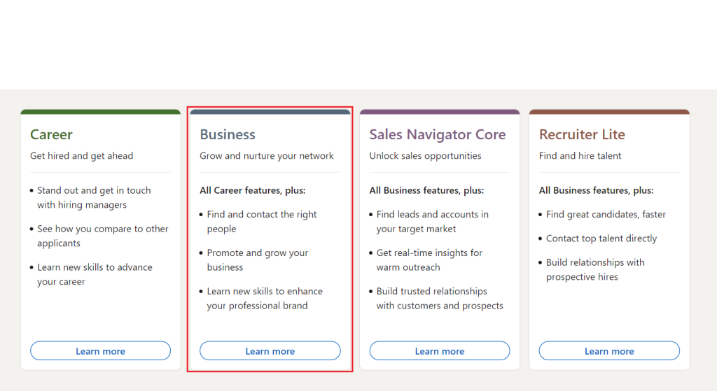 Understanding the Different Types of LinkedIn Premium Subscriptions